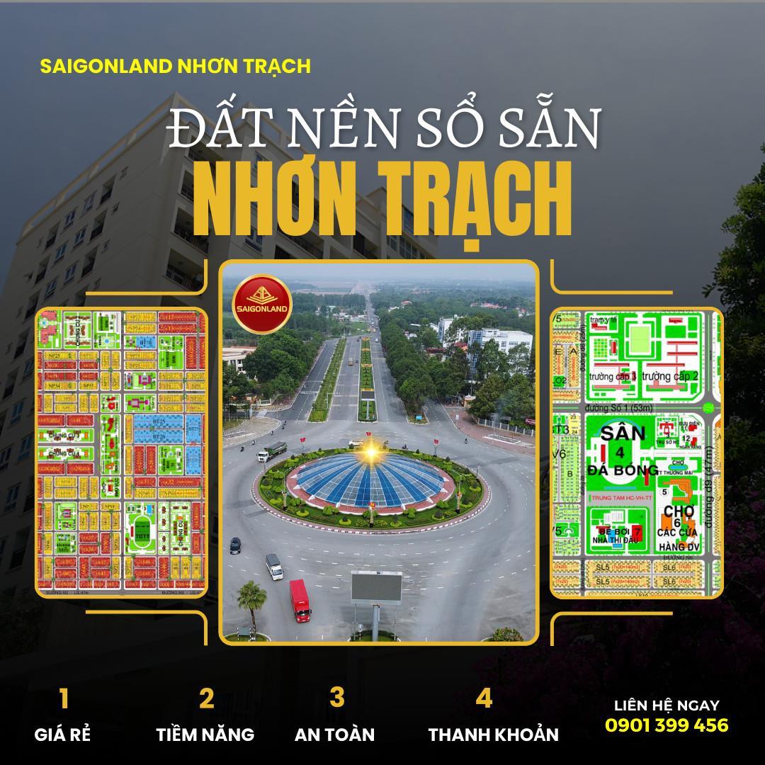 Có nên đầu tư đất nền sổ sẵn dự án Hud XDHN Nhơn Trạch - Saigonland Nhơn Trạch - Ảnh 1